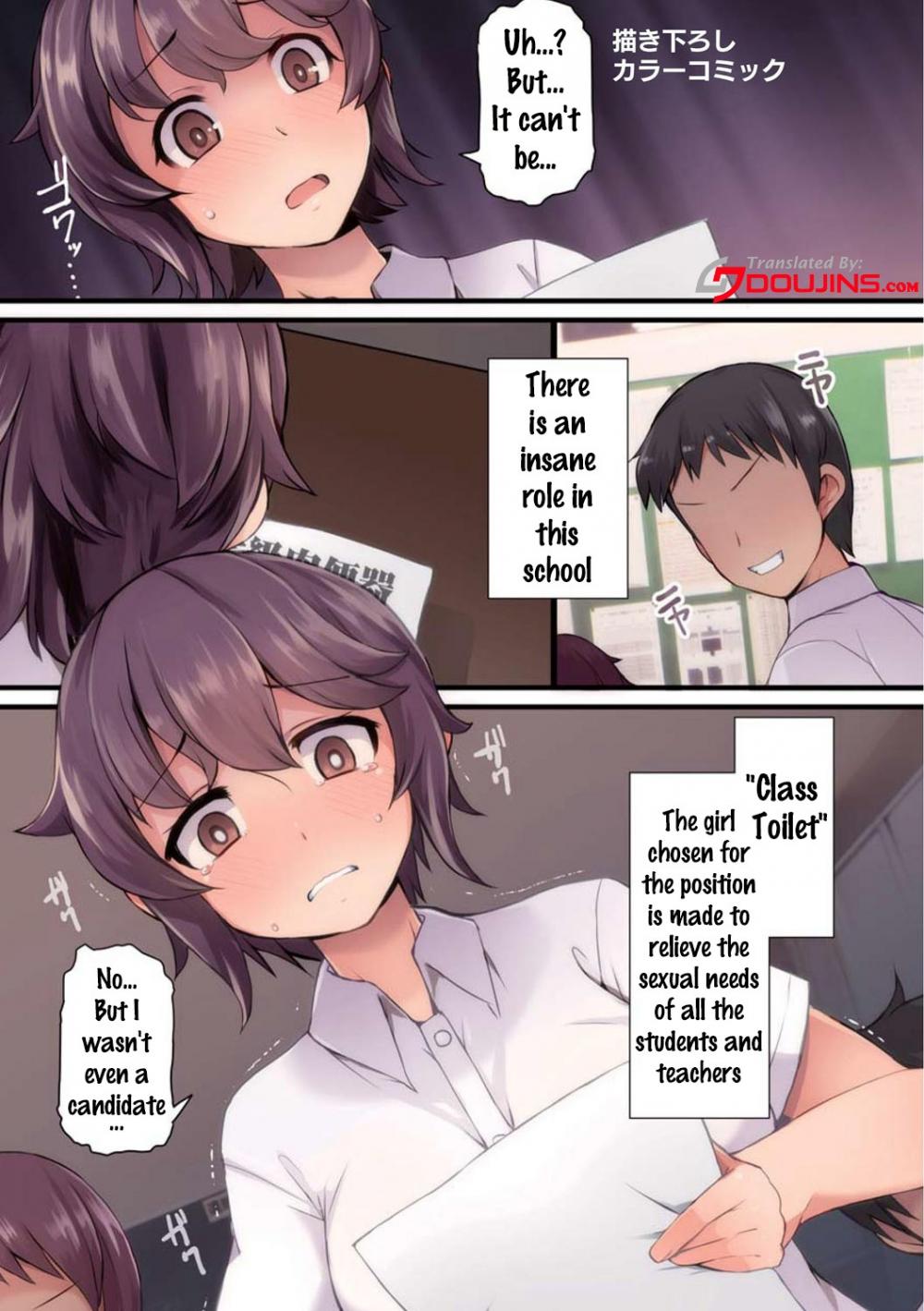 Hentai Manga Comic-A Large Breasted Honor Student Makes The Big Change to Perverted Masochist-Chapter 1-3